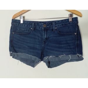 Gap 1969 Blue Denim Cuffed Pocket Shorts Size 28/6